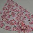 FasterS Infant Floral Swaddle Wrap with Headbands Hats Value Set Newborn Receiving Blanket Photography Props 35X35inch Pink