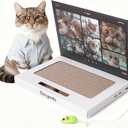 Cat Laptop Scratcher, Cat Scratcher Cardboard, Interactive Toys, Kitten Supplies and Stuff for Indoor Cats