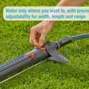 GARDENA 20570 | Up to 3800 sq ft - AquaZoom Adjustable Oscillating Yard Sprinkler, for Watering Large Area Lawn and Garden. Aquazoom Outdoor oscillating Sprinkler has Wide Heavy Duty Base.