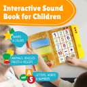 Preschool Learning Activities Book  Interactive ABC Sound Book, Toddler Learning Toy for Kids Ages 3+, Educational Alphabet Toy for Boys and Girls.