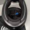 Westt Motorcycle Helmets Full Face Helmets - Street Bike Helmet with Dual Visor DOT Approved for Men Women Adults Compact Lightweight Storm X Grey Black White (Black, L (23.23-23.62 in))