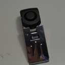 Door Stop Alarm, Door Stopper with 120DB Security Alarm, Floor Wedge Doorstop for Travel Apartment Home House (Pack of 1) (Black)