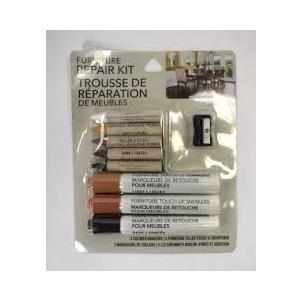 Furniture Repair Kit Wood Markers 9 Piece Assorted Colors Sharpener For Stains