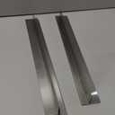 2PCS Stove Gap Covers Stainless Steel Stove Gap Filler,13.8'' to 27.5'' Adjustable Length,Oven Stove Side Gap Guards Between Stove top and Counter for Kitchen,Range Trim Kit,Heat Resistant,Silver