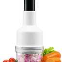 Vegetable Chopper, Onion Chopper, Garlic Chopper, Nuts Chopper - Hand Chopper For Vegetables Salads Fruits, Nuts.