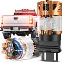LASFIT 3157 LED Bulb Red, 3057 4157 Built in Resistor for Tail Brake Lights Upgraded Bright for 2007-2013 Silverado 1500, Canbus Ready Stop Lights, Pack of 2