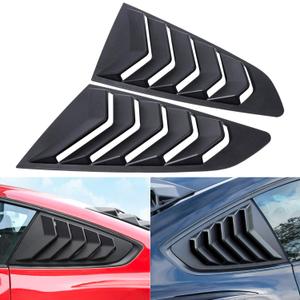 E-cowlboy Side Window Louver Windshield Sun Shade Cover for Ford Mustang 2015~2020 in GT Lambo Style ABS Matte Black (2PCS) E-cowlboy Side Window Louver Windshield Sun Shade Cover for Ford Mustang 2015~2020 in GT Lambo Style ABS Matte Black (2PCS)