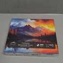 Mountain Puzzles for Adults 1000 Pieces, Nature Forest Landscape Art Jigsaw Puzzles Scenic Trees, Colorful Gradient Sunset Themed, Challenging for Adults