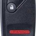Key Fob Keyless Entry Fits for Honda Element 2004 2005 2006 2007 2008 2009 2010 2011 / 2002-2005 Honda Civic (Sl Trim only) CR-V Remote Control Replacement OUCG8D-344H-A 72147-S5T-A01