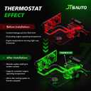 Upgrade Jounrey/Compass/Patriot Engine Coolant Thermostat Housing Assembly Kit Compatible with 2007-2017 Patriot/Compass | 2009-2020 Journey | 2007-2009 Caliber & More Replaces 902-319, 68003582AB