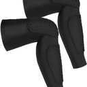 PISIQI Knee Compression Sleeves Basketball Volleyball Knee Pads Compression Leg Sleeve Football Adult Knee Brace Support Leg Sleeve Knee Protector Calf Support Snowboard Kneepad, XXL