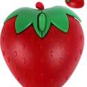 Wireless Bluetooth Mouse Cute Red Fruit Strawberry Shape Silent Portable Lightweight USB Optical Cordless Dual Mode Mice for PC Laptop Computer Tablet Mac MacBook Pro Desktop Kids Girls Women Gift