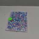 Large Hole Purple Blue Fairy Wand Garden Beads, Assorted European Craft Big Lampwork Spacer for DIY Charms Bracelet Necklace Jewelry Making Decoration Supplies (150 Pcs)