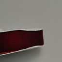 ThreadArt Velvet Ribbon 1 1/2 Inch Wide - 5 Yard Rolls - for Gift Wrapping, Weddings, Ribbon for Hair Bows, Choker Jewelry, Crafts, Bouquet and More - 1.5" - Burgundy - 277