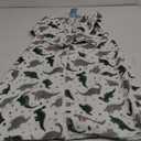 Fleece Baby Sleep Sack 18-24 Months Long Sleeve 2.0 Tog Baby Wearable Blanket with 2-Way Zipper Warm Sleeping Sack for Toddler Infant - XLarge Grey White Dinosaur