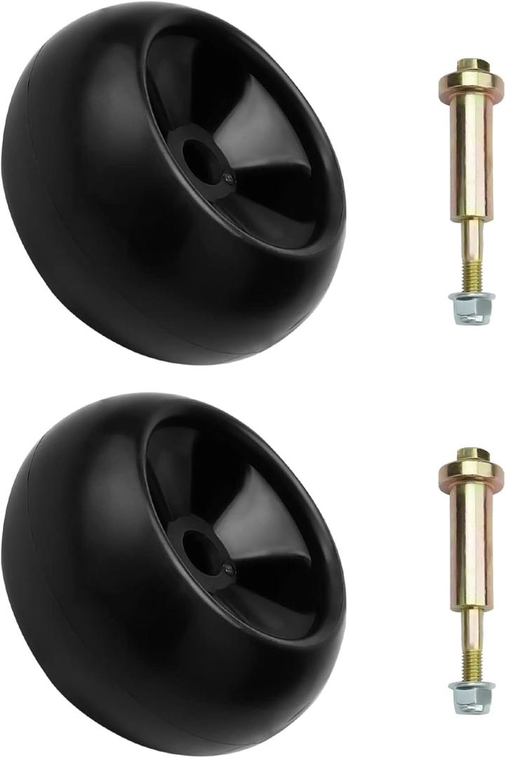 M111489 Deck Wheel for John Deere AM116299 AM133602 M11149 MTD 734-04039 753-04856A RZT50 RZT54 LT1050 (Pack of 2)