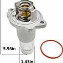 Engine Coolant Thermostat And Housing Assembly Fits For Chevrolet Colorado 2004-2012 For Gmc Canyon 2004-2012 For Hummer H3 H3T 2006-2010 For 2006-2008 Isuzu i-280 i-290 i-350 i-370 15-11073