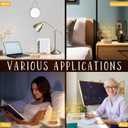 Sumind 6 Team Building Appreciation Gift for Employee Inspirational Acrylic LED Night Light Engraved Lamp Wood Base Thank You Gifts for Team Member Volunteer Coworker (Puzzle)