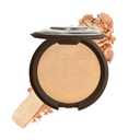 Smashbox X BECCA Shimmering Skin Perfector Pressed Highlighter | Creamy Formula that Melts into Skin for a Natural, Radiant, Glow-Boosting Highlight (03 - Champagne Pop (Soft Gold with Pearl))