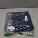 JIUZHEN Blackout Curtains with Tiebacks - Thermal Insulated, Light Blocking and Noise Reducing Grommet Curtain Drapes for Bedroom and Living Room, Set of 2 Panels, 42 x 45 Inch Length, Navy Blue