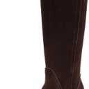 Naturalizer Women's Emily Knee High Boot Chocolate Bar Brown Leather 7.5 M