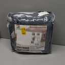 U-NICE HOME Loveseat Sofa Cover Reversible Couch Cover for Dogs with Elastic Straps Water Resistant Furniture Protector for Pets Couch Cover for 2 Cushion Couch (Loveseat, Dark Blue/Light Grey)