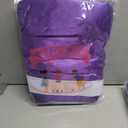 leegleri 6ft Purple Tutu Table Skirt Tulle Curly Willow Table Skirt for Rectangle&Round Tables,Tutu Ruffle Tablecloth for Purple Birthday Float Parade Christmas Graduation Mermaid Party Decoration