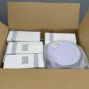 Goodluck 700 Piece Silver Dinnerware Set for 100 Guests, Disposable Plastic Plates for Party, Include: 100 Dinner Plates, 100 Dessert Plates, 100 Paper Napkins, 100 Cups, 100 Silverware set