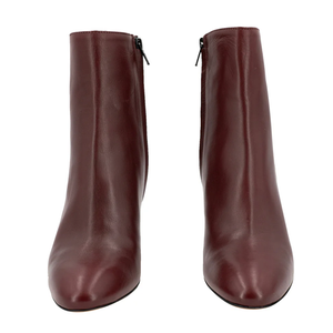 Amazon Essentials Women's Clean Heel Ankle Boots with Side Zipper, Memory Foam Insole 6,5