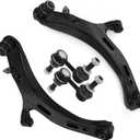SCITOO 4-PC SET Suspension Kit Lower Control Arm w/Ball Joint Sway Bar End Link Fit 2010-2014 For Subaru Legacy