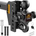 Adjustable Trailer Hitch - Drop Hitch Fit 2" Receiver -6" Drop/Rise