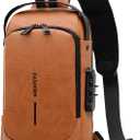 Sling Bag for Men | Anti-theft Crossbody Bag - Crossbody Shoulder Chest Bag | Anti-Theft