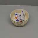 Nook Theory 4 Pack Bamboo Bowls - Alternative to Plastic Bowl, 18 Oz Reusable, Shatterproof Dinner bowl, Dishwasher Safe - Not Microwavable Bamboo Dishes (Rainbow)