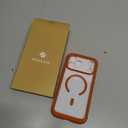 Miracase for iPhone 17 Pro Max Case 6.9" Full-Body Phone Case with Built-in Glass Screen Protector& Full Camera Protector,[Magnetic with MagSafe] Drop Proof 17 ProMax Cover, Orange