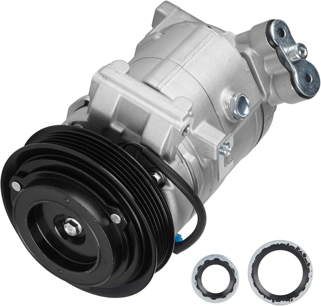 TadaMark A/C Air Conditioner Compressor With Clutch Compatible With Chevrolet Equinox 2.4L 2010-2011, Compatible With GMC Terrain 2.4L 2.4 2010-2011 10 11