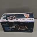 Rowenta Access Stainless Steel Soleplate Steam Iron with Retractable Cord, Powerful Steam Diffusion, Auto-Off and Anti-Drip, 1725 Watts, Black Clothes Iron, DW2459