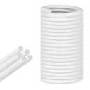 ToLanbbt Backer Rod EPDM Rubber 3/4" Diameter x 20' Length Caulk Saver Door Window Weather Stripping Seal for Concrete Filling Joints and Gaps (White)