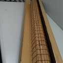 LazBlinds No Drill Bamboo Roman Shades, 39" W x 48" H, Malay Umber