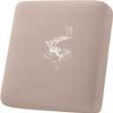 hyha Waterproof Couch Cushion Covers, Stretch Sofa Couch Seat Slipcover for Dog Washable, Non-Slip Waterproof Outdoor Cushion Covers for Patio Furniture Replacement (1 Piece for Small, Taupe)