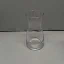 Thenshop 6 Pcs 8'' Tall Clear Flower Vase Wide Mouth Crystal Glass Boho Decorative for Centerpieces Bulk Tall Vase for Flower Bouquets Rustic Home Decor Wedding Housewarming Gift (Clear)