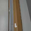LazBlinds No Tools No Drill 1" Vinyl Mini Blinds, Cordless Blinds for Windows, Light Filtering Horizontal Window Blinds & Shades, 35 1/2" W x 48" H, Grey