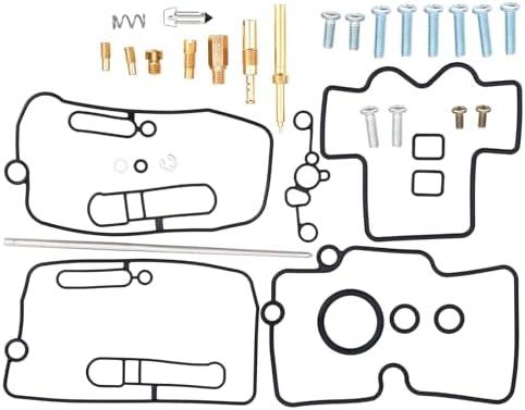 AHL Carburetor Carb Rebuild Repair Kit 16100-MEN-A02 Compatible With Honda CRF250X 2004-2009 2012-2017 CRF250R 2004-2017 CRF450R 2002-2008 CRF450X 2005-2014