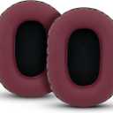 Brainwavz Replacement Earpads for Sony MDR 7506, V6, CD900ST, Memory Foam Ear Pad & Suitable for Other On Ear Headphones, Dark Red