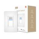 MOES Smart Motion Sensor Switch Single Pole, Needs Neutral Wire, Wi-Fi PIR Infrared Motion Activated Light Switch, Smart Life Tuya APP Remote Control Compatible with Alexa and Google, FCC Listed (1 Gang)