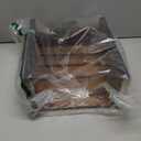 Acacia Wood Step Platform (14,5 x 12 Inch No Assembly Required), Outdoor Steps with Non-Skip Pads for Seniors, Wooden One Step Stool for Bed, Stair, Bathroom, Kitchen, Garden