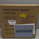 Cesun Automatic Motion Sensor Bathroom Trash Can with Lid, 2.6 Gallon Touchless Trash Bin, Smart Plastic Slim Garbage Can Small White Wastebasket for Toilet, Office, rv, Bedroom, Living Room