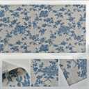 Artoid Mode Monochrome Sketch Branch Toile Textures Chinoiserie Cotton Dark Grey Table Runner, Seasonal Spring Summer Kitchen Dining Table Decoration for Home Party Decor 13x120 Inch