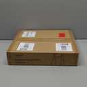 Folding Walker with 2 Skis and 5" Wheels, Lightweight Walkers for Seniors and Adults, Supports Up to 350 Pounds, Adjustable Height, Compact Standard Walker, Black