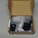 10 Pack 1-1/8 Inch, Square Matte Black Cabinet Knobs Black Drawer Knobs Black Cabinet Pulls, ZK2401 Solid Kitchen Hardware for Cabinets Drawers Bedroom Dresser Bathroom Vanity Cupboard