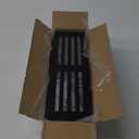 Metal 4 Pack Magnetic Spice Storage Rack Organizer for Refrigerator and Oven, Black Fridge Organizers and Storage